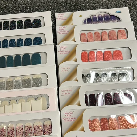 Color Street nail strips lot of 50 sets NWT - Picture 8 of 10